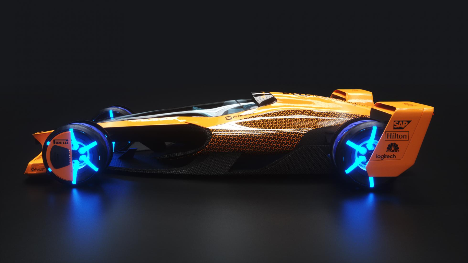 F future. Формула 1 2050. F1 2050. MCLAREN 2050. Гоночный Болид 2050.