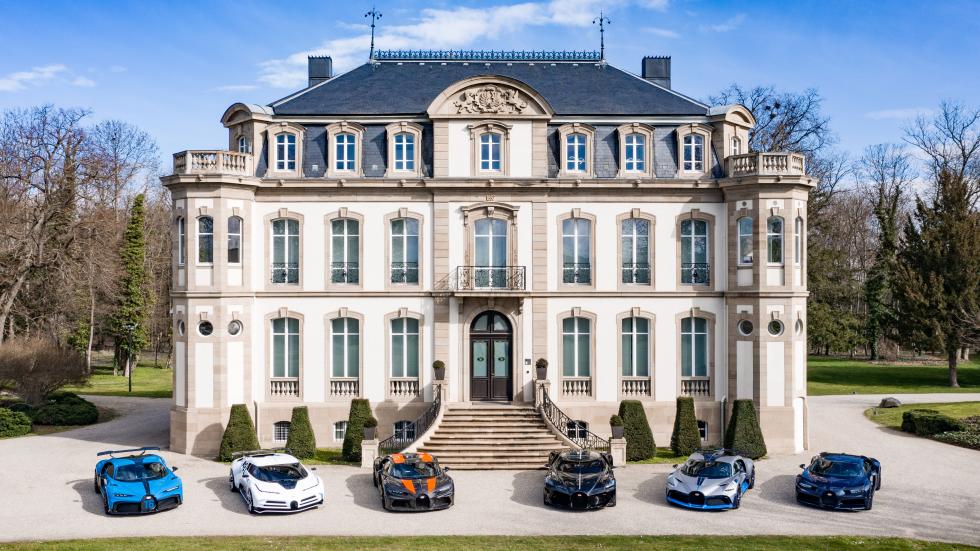 La gamme Bugatti au grand complet