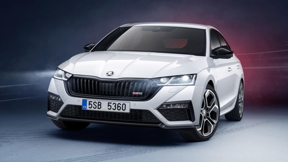 La Skoda Octavia RS est disponible en goût essence, Diesel ou