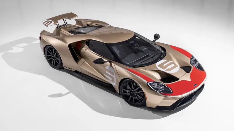 This Ford GT celebrates the legendary 1966 Le Mans victory